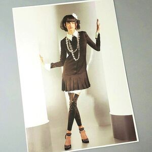 SCHOOLGIRL Style Little Black Dress Chanel Art Print